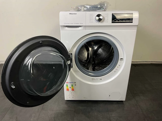 Hisense wdqa1014evjm was-droogcombinatie vrijstaand voorbelading wit d - afbeelding 2 van  4