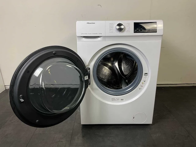 Hisense wdqa1014evjm was-droogcombinatie vrijstaand voorbelading wit d - afbeelding 2 van  4