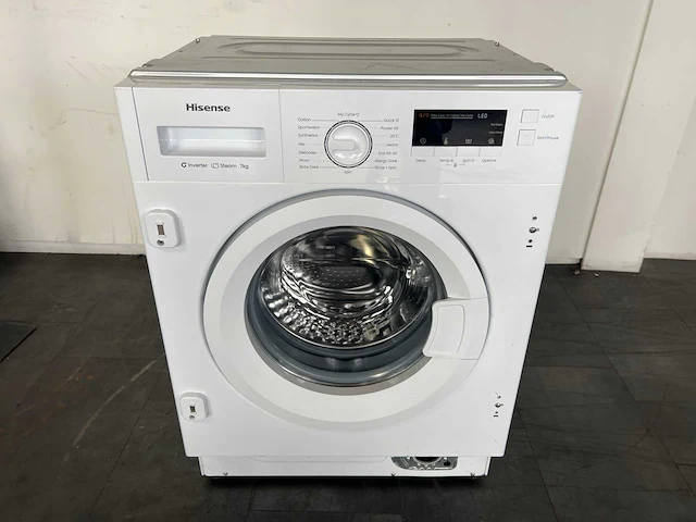 Hisense wf3m741bwi wasmachine voorbelading 7 kg 1400 rpm wit - afbeelding 2 van  5