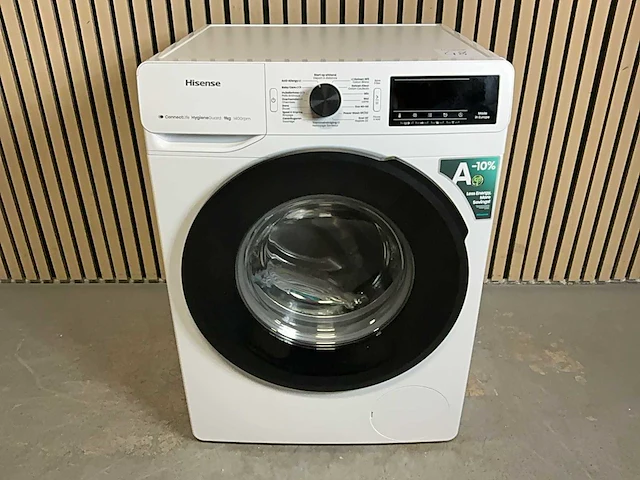 Hisense wf3v943bw/blx wasmachine - afbeelding 1 van  7