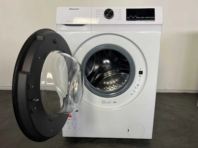 Hisense wfqp7012evm wasmachine voorbelading 7 kg 1200 rpm wit - afbeelding 8 van  10