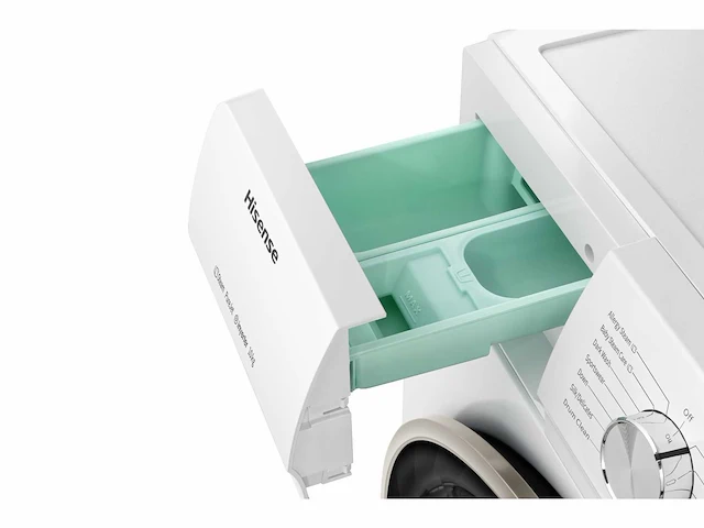 Hisense wfqy1014evjm wasmachine voorbelading 10 kg 1400 rpm wit - afbeelding 4 van  20