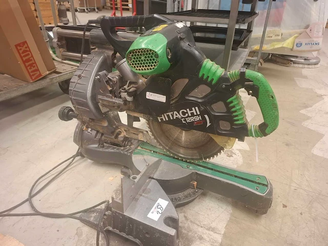 Hitachi - 2008 - c 12rsh - afkortcirkelzaagmachine - afbeelding 1 van  3