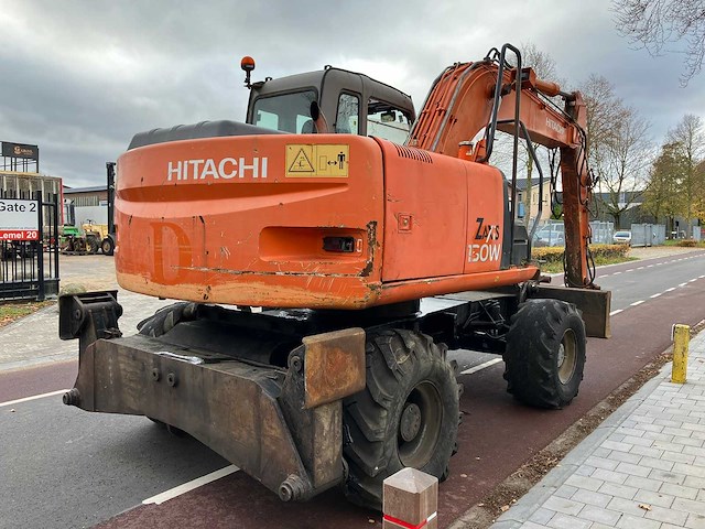 Hitachi - 2008 - zx130w - banden graafmachine - afbeelding 22 van  26