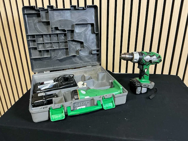 Hitachi - ds 14dl - schroefboormachine - afbeelding 1 van  6