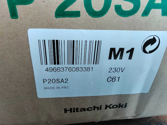 Hitachi - p20sa2 - schaafmachine - afbeelding 3 van  4