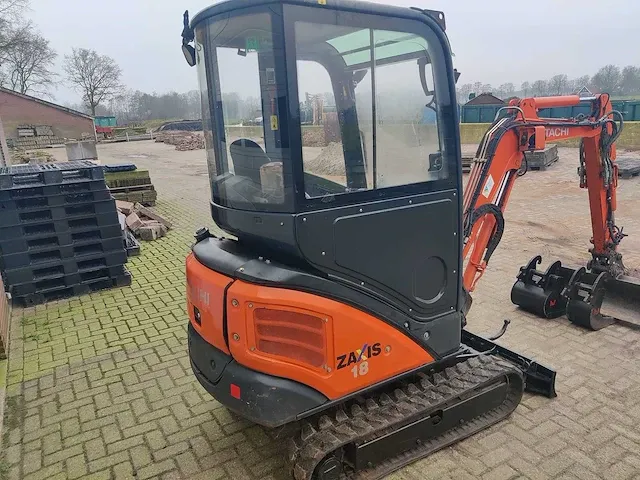 Hitachi - zx 18 - minigraafmachine - 2014 - afbeelding 9 van  13