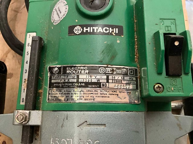 Hitachi bovenfrees - afbeelding 4 van  4