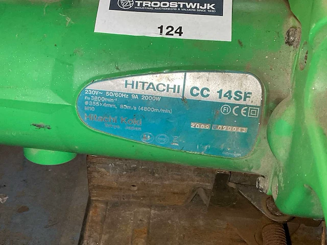 Hitachi cc 14sf afkortzaag - afbeelding 3 van  3