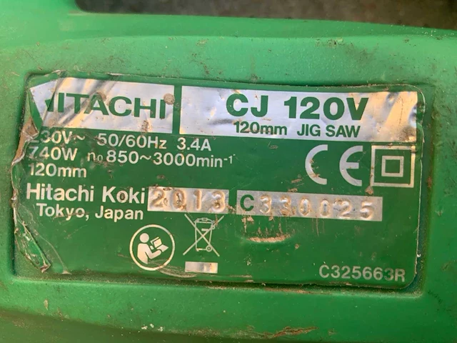 Hitachi cj120v decoupeerzaag - afbeelding 3 van  4