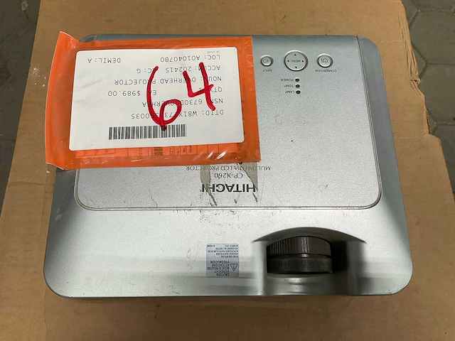 Hitachi cp-x260 projector lcd - afbeelding 3 van  6
