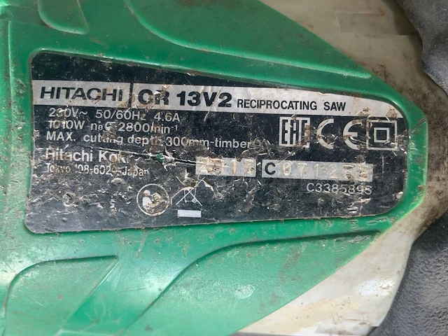 Hitachi cr 13v2 reciprozaag - afbeelding 3 van  4