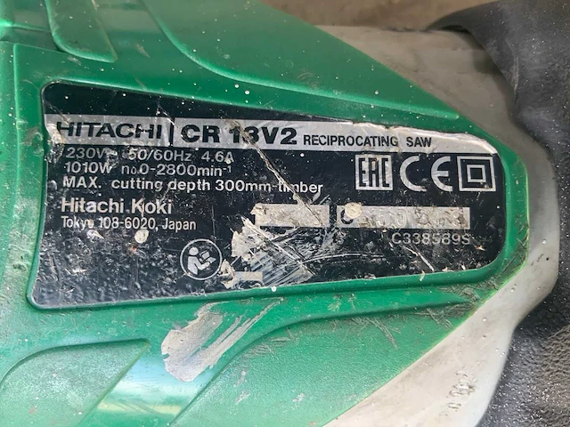 Hitachi cr 13v2 reciprozaag - afbeelding 3 van  4