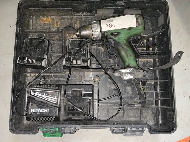 Hitachi ds 14dbl schroefboormachine - afbeelding 1 van  3