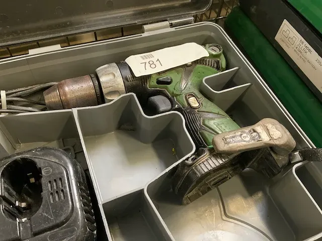 Hitachi ds 14dl schroefboormachine - afbeelding 2 van  3