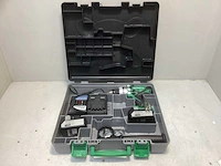 Hitachi ds 18dsdl boormachine set (2x) - afbeelding 1 van  8