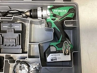 Hitachi ds 18dsdl boormachine set (2x) - afbeelding 3 van  8