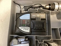 Hitachi ds 18dsdl boormachine set (2x) - afbeelding 4 van  8