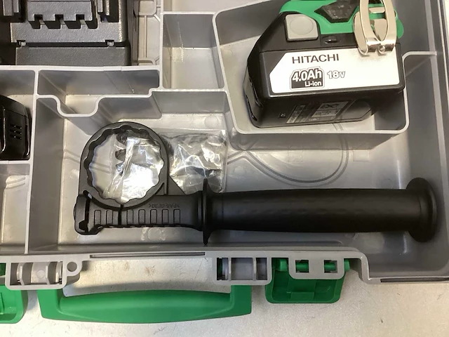 Hitachi ds 18dsdl boormachine set (2x) - afbeelding 6 van  8