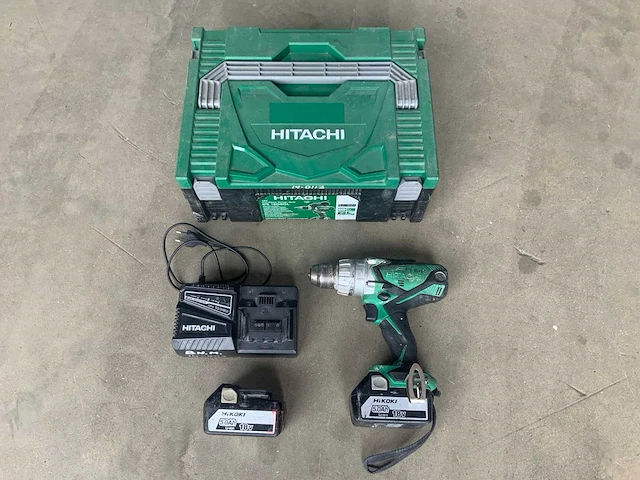 Hitachi ds 18dsdl schroefboormachine - afbeelding 1 van  7