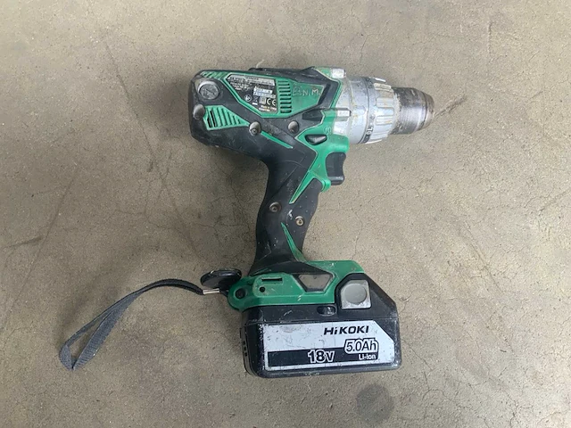 Hitachi ds 18dsdl schroefboormachine - afbeelding 3 van  7