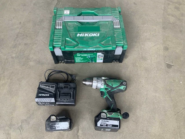 Hitachi ds 18dsdl schroefboormachine - afbeelding 1 van  7