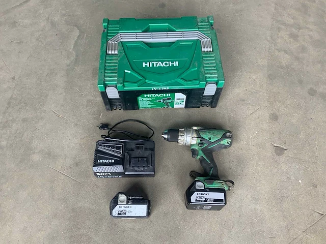 Hitachi ds 18dsdl schroefboormachine - afbeelding 1 van  6