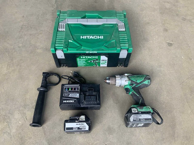Hitachi ds 18dsdl schroefboormachine - afbeelding 1 van  8