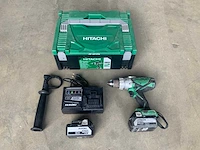 Hitachi ds 18dsdl schroefboormachine - afbeelding 1 van  8