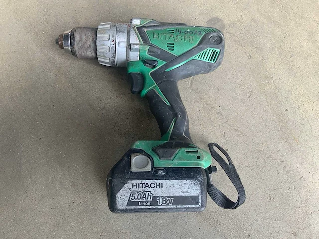 Hitachi ds 18dsdl schroefboormachine - afbeelding 2 van  8