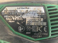Hitachi ds 18dsdl schroefboormachine - afbeelding 4 van  8