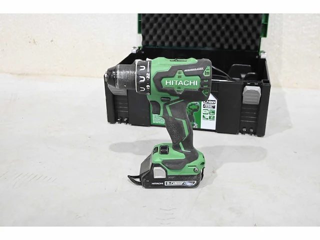 Hitachi ds18dbsl 18v accuboormachine - afbeelding 1 van  6