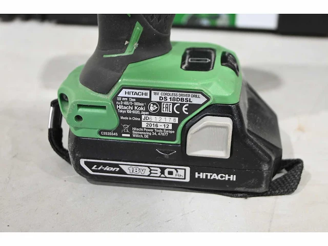 Hitachi ds18dbsl 18v accuboormachine - afbeelding 3 van  6