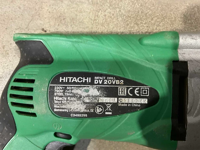 Hitachi dv 20 vb2 boormachine - afbeelding 3 van  3