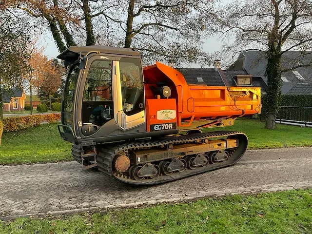 Hitachi eg70r roterende rupsdumper met silageopbouw - afbeelding 1 van  61
