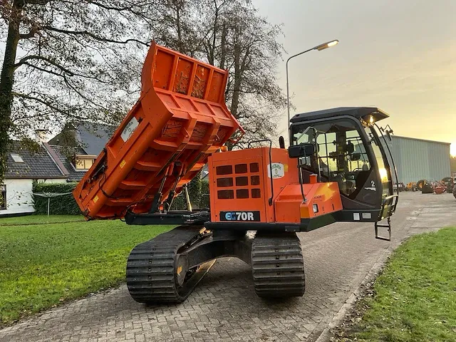 Hitachi eg70r roterende rupsdumper met silageopbouw - afbeelding 40 van  61