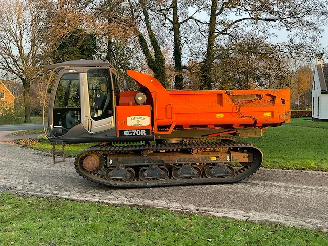 Hitachi eg70r roterende rupsdumper met silageopbouw - afbeelding 1 van  61