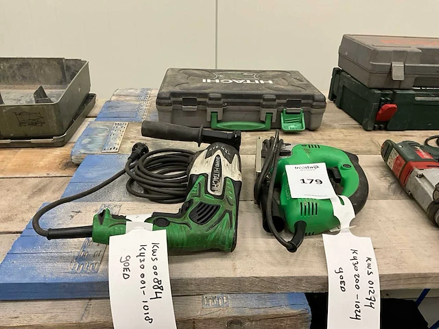 Hitachi elektrisch gereedschap (2x) - afbeelding 1 van  5
