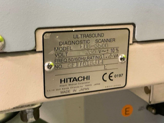 Hitachi eub 6500 ultrasound apparaat - afbeelding 7 van  8