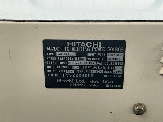 Hitachi gp500 lasapparaat - afbeelding 8 van  8