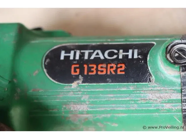 Hitachi haakse slijper type g 135r2 - afbeelding 4 van  4