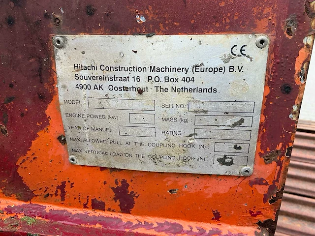 Hitachi rupsonderstel - afbeelding 4 van  12