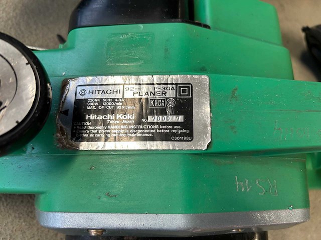 Hitachi schaafmachine - afbeelding 4 van  5