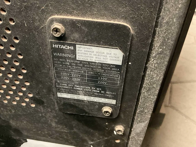Hitachi televisie - afbeelding 5 van  5