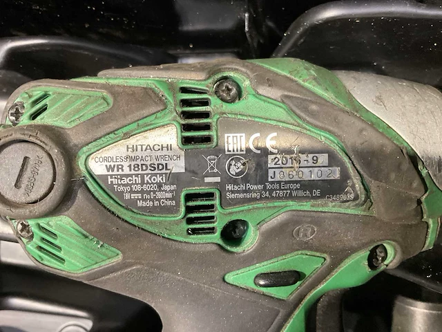 Hitachi wr18dsl slagschroever - afbeelding 4 van  4