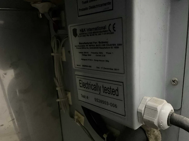 H&k 5528503-006 mobiele koelwerkbank - afbeelding 2 van  10