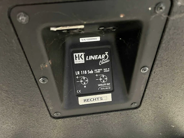 Hk audio - linear 3 classic lr 118 sub - subwoofers (2x) - afbeelding 4 van  4