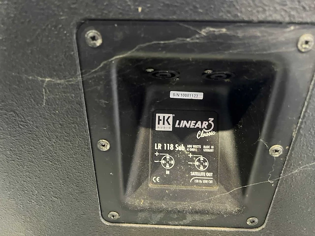 Hk audio - linear 3 classic lr 118 sub - subwoofers (2x) - afbeelding 3 van  3
