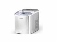 H.koenig ijsblokjesmachine kb14 12kg per dag 2 ijsblokjes formaten zilver - afbeelding 1 van  6