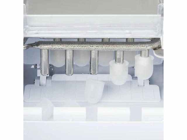 H.koenig ijsblokjesmachine kb14 12kg per dag 2 ijsblokjes formaten zilver - afbeelding 4 van  6